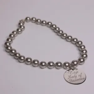 TLOD Pearls and Silver Necklace