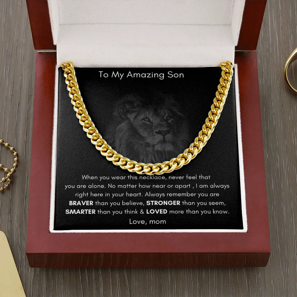 To My Amazing Son - Cuban Link