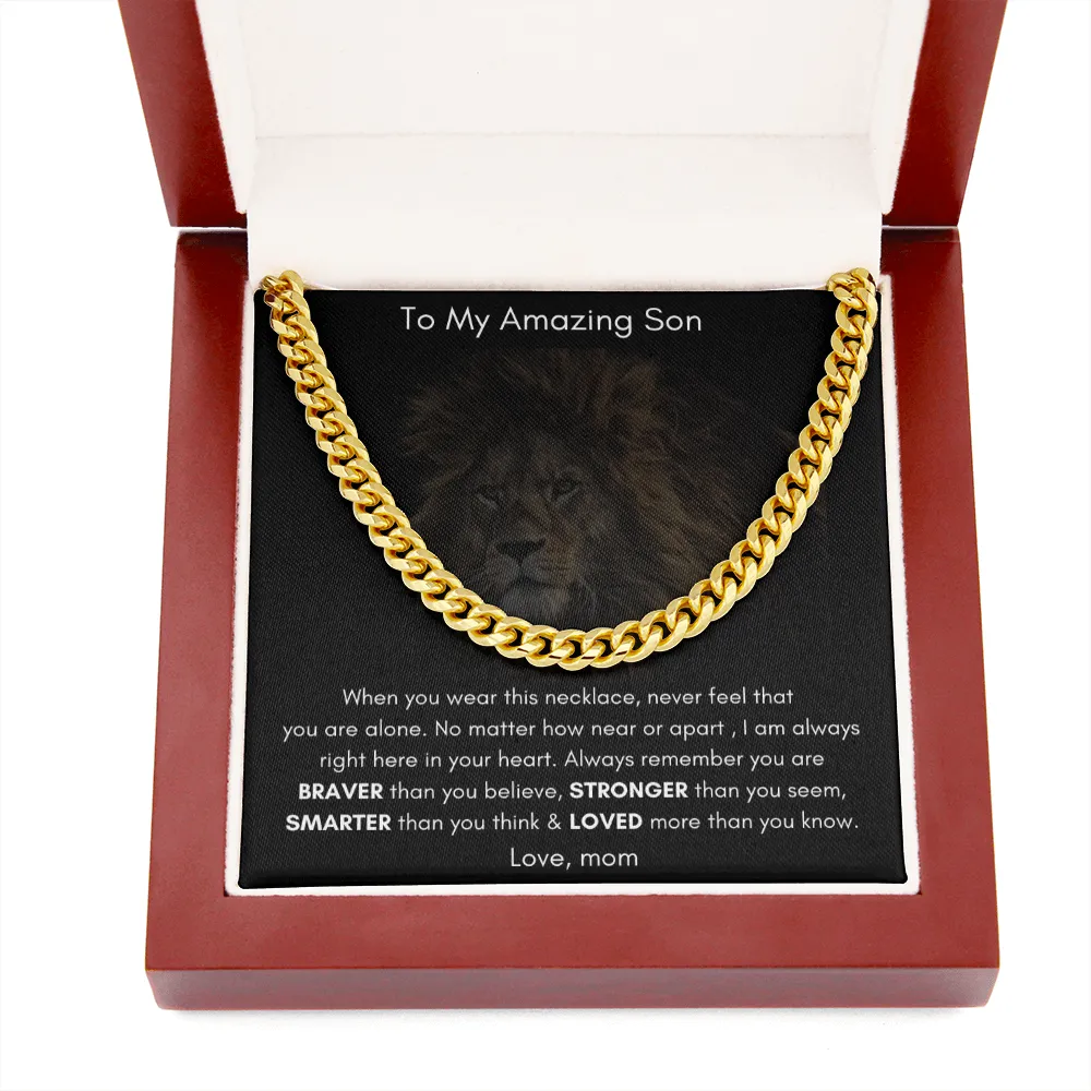 To My Amazing Son - Cuban Link