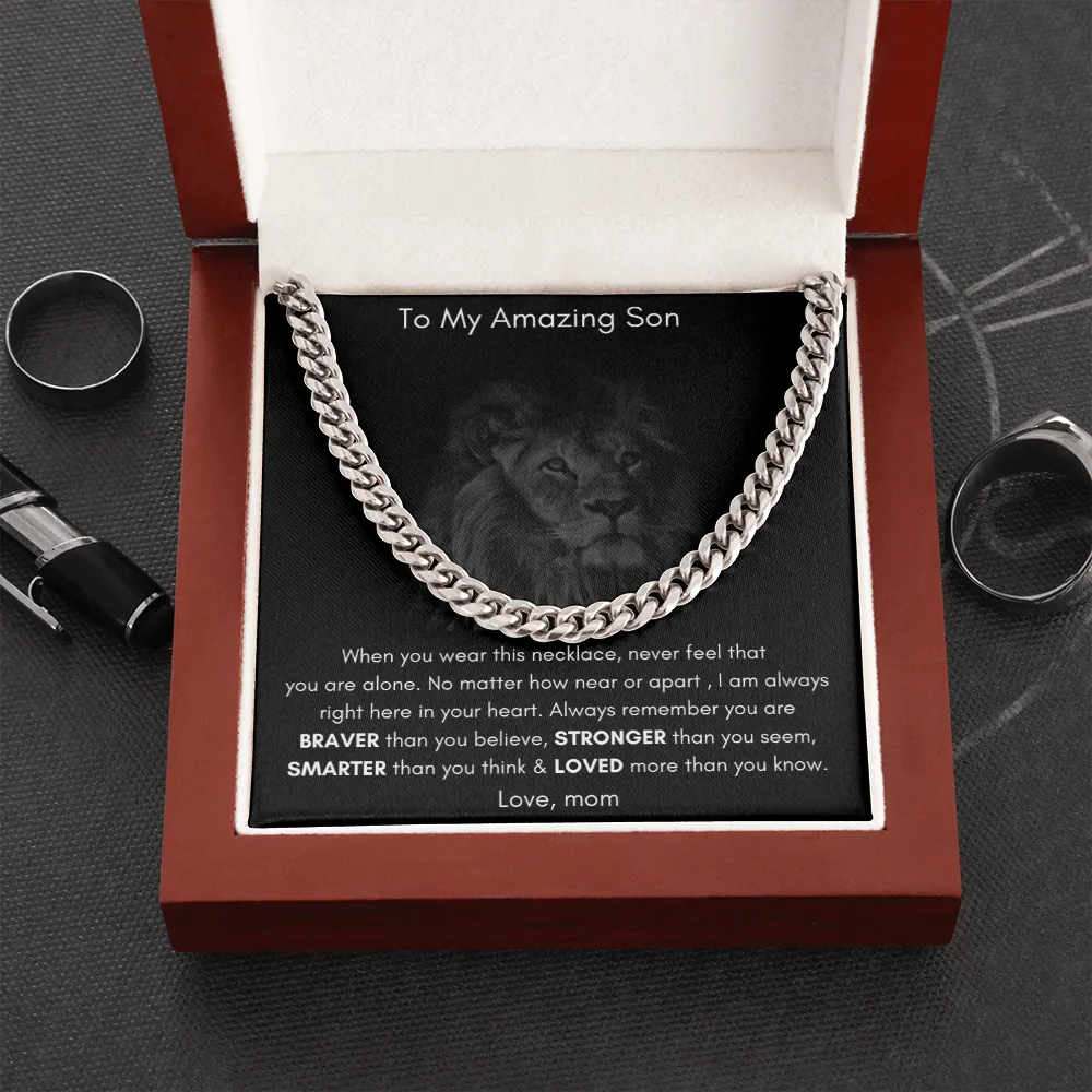 To My Amazing Son - Cuban Link