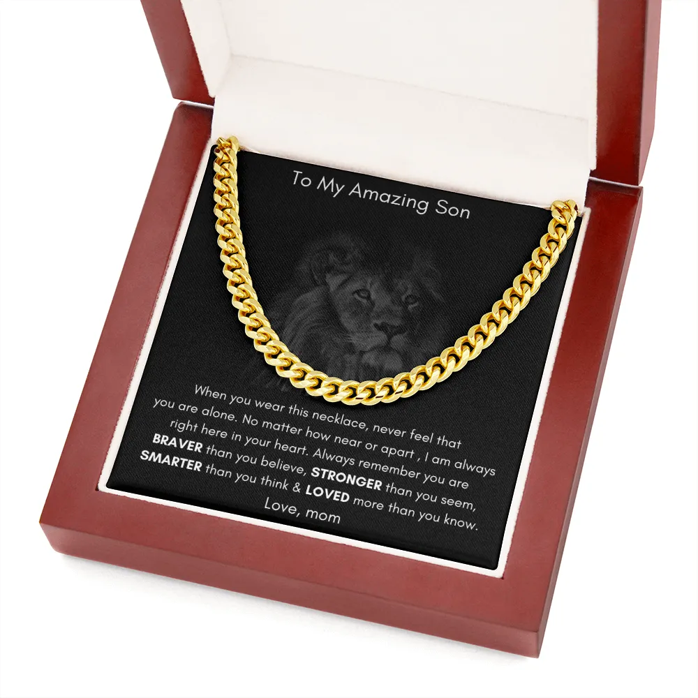 To My Amazing Son - Cuban Link