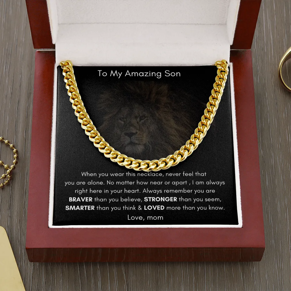 To My Amazing Son - Cuban Link