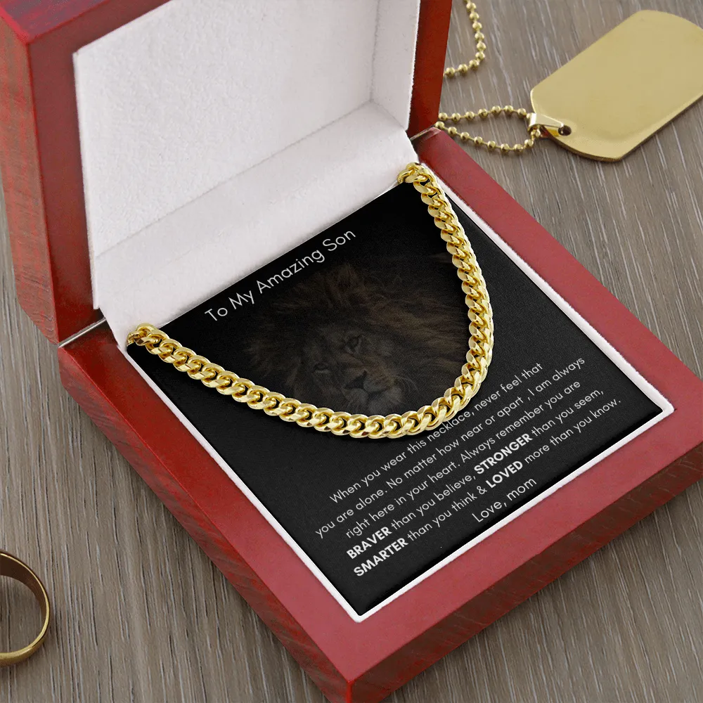 To My Amazing Son - Cuban Link
