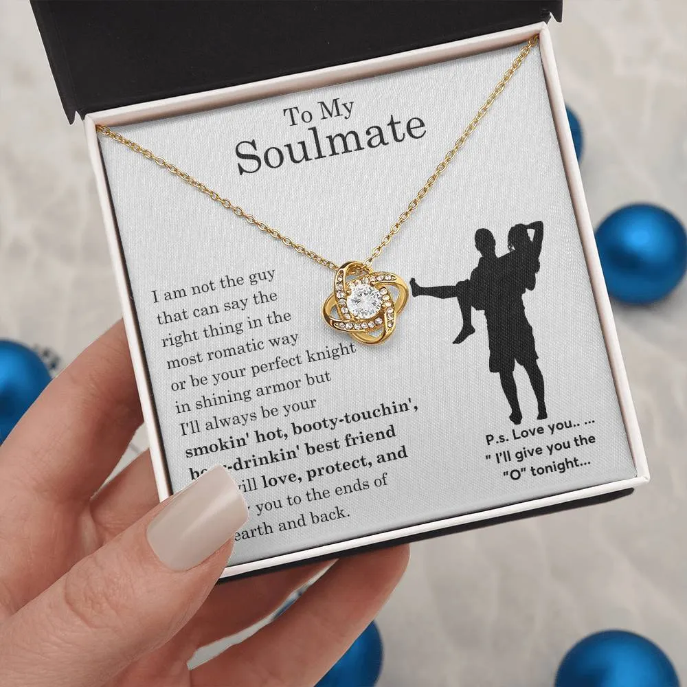 To My Beautiful Soulmate ,  Gift For Soulmate , Gift For Wife,  Forever Love Necklace, Top Gift for Women, Funny card