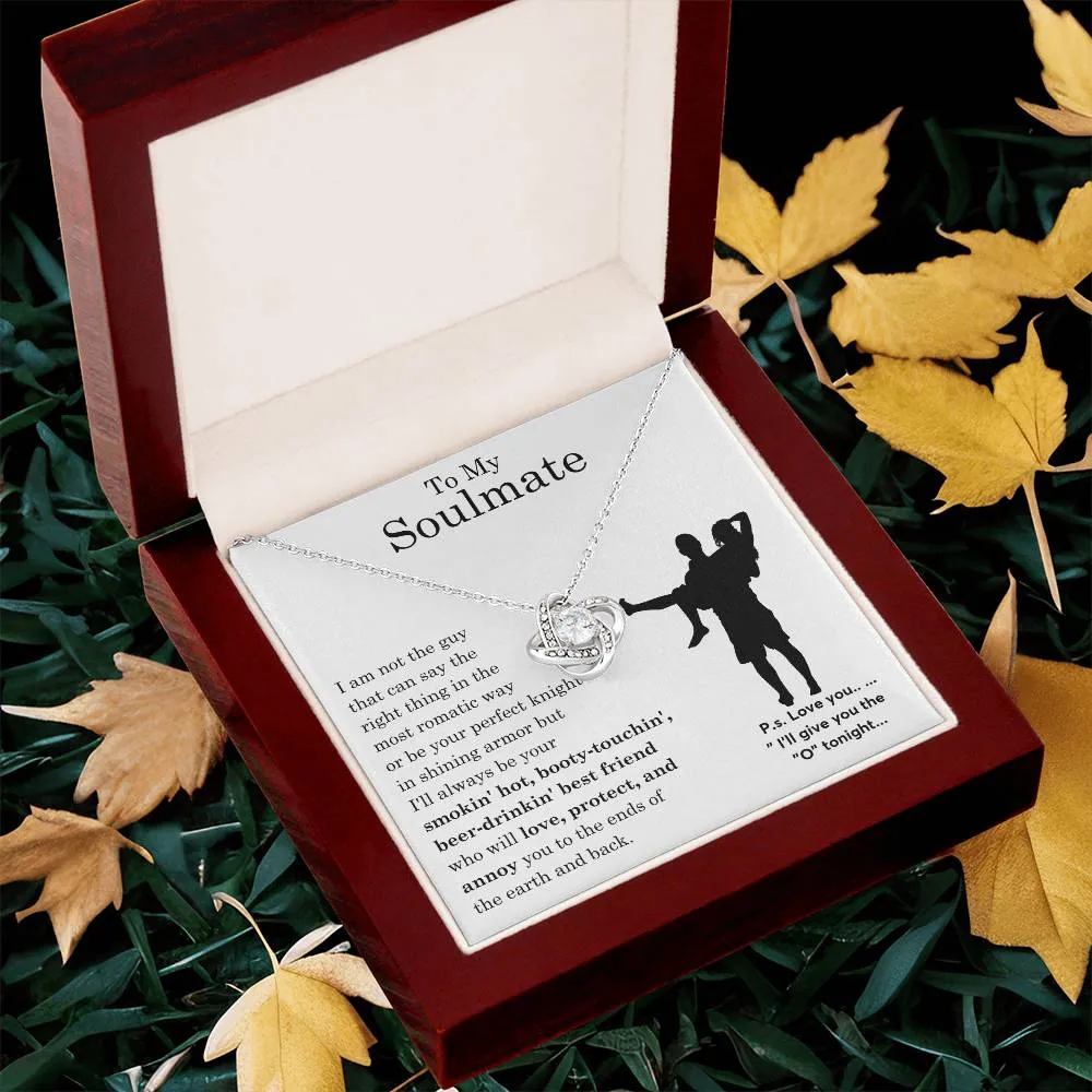 To My Beautiful Soulmate ,  Gift For Soulmate , Gift For Wife,  Forever Love Necklace, Top Gift for Women, Funny card