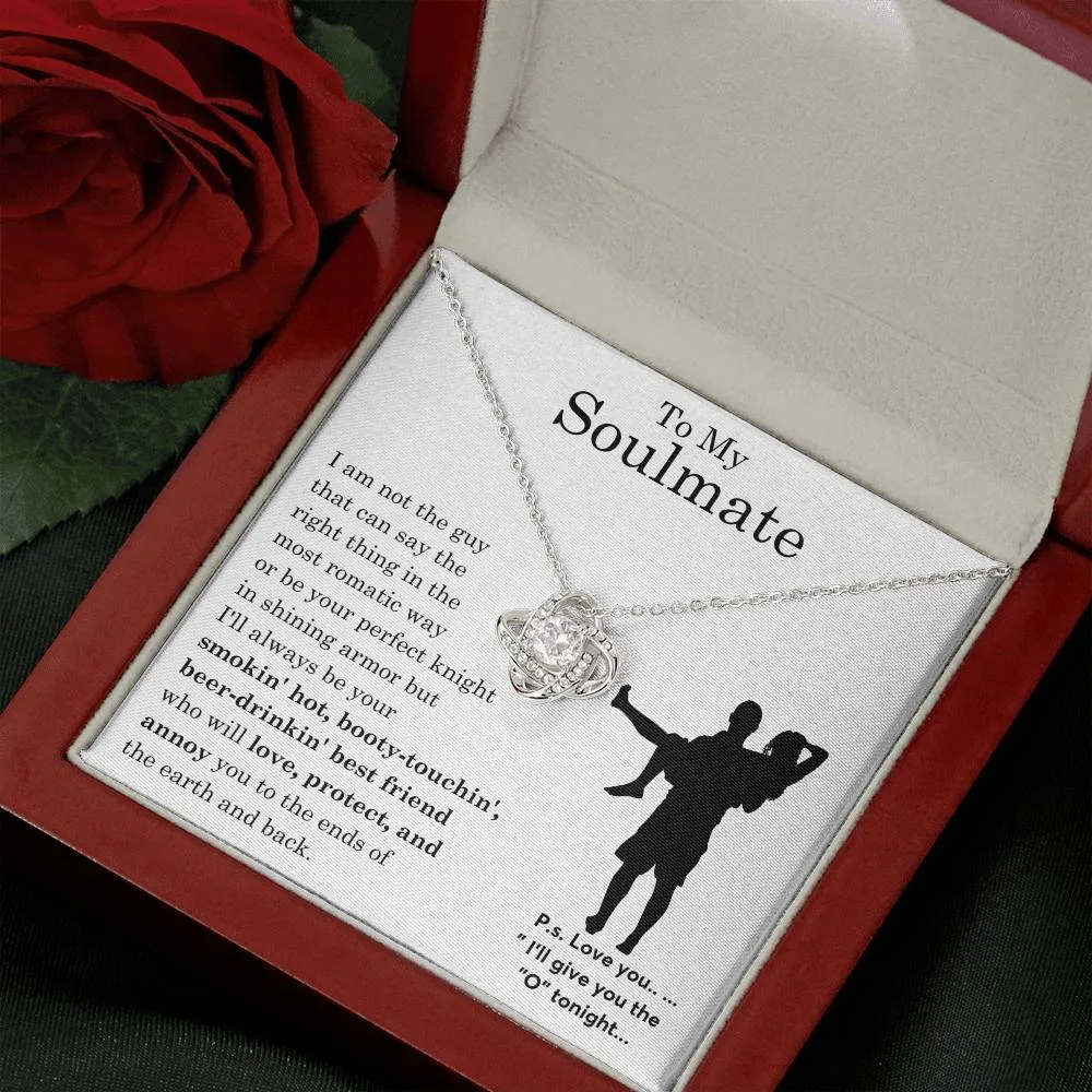 To My Beautiful Soulmate ,  Gift For Soulmate , Gift For Wife,  Forever Love Necklace, Top Gift for Women, Funny card