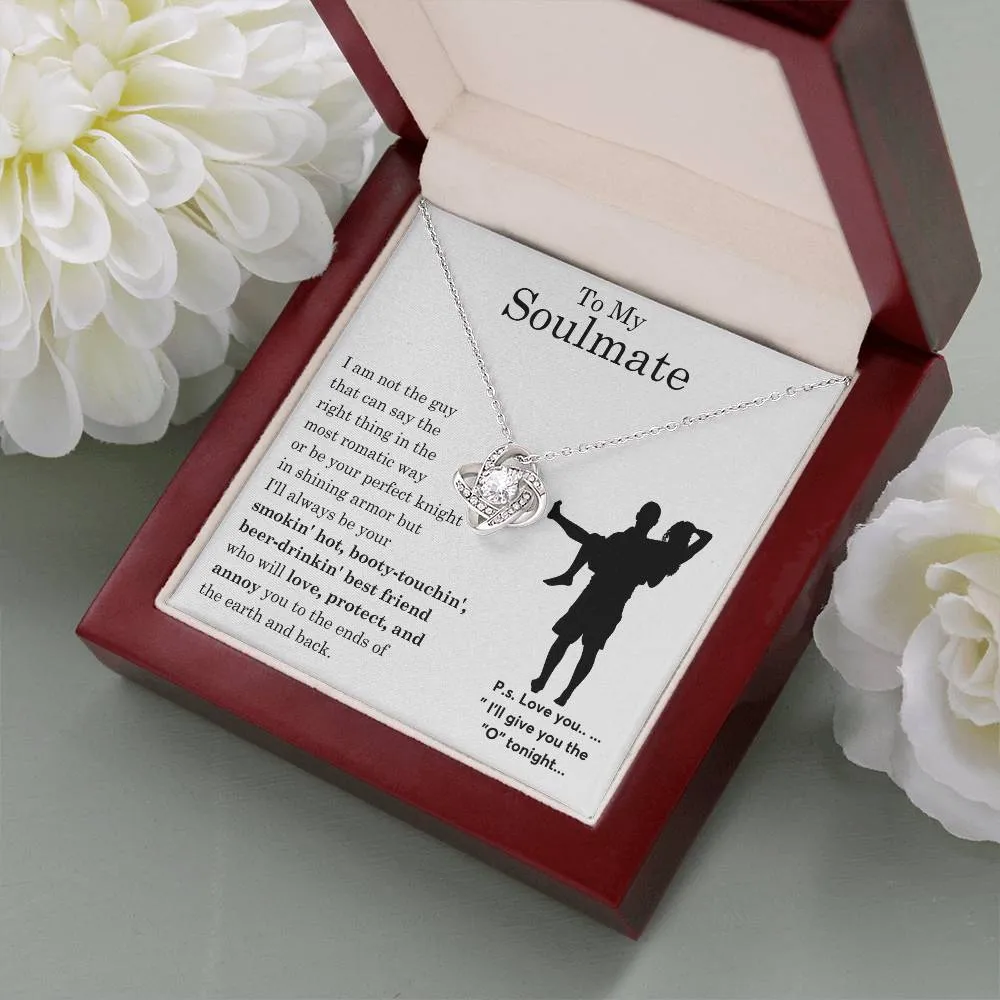 To My Beautiful Soulmate ,  Gift For Soulmate , Gift For Wife,  Forever Love Necklace, Top Gift for Women, Funny card