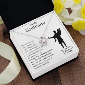 To My Beautiful Soulmate ,  Gift For Soulmate , Gift For Wife,  Forever Love Necklace, Top Gift for Women, Funny card