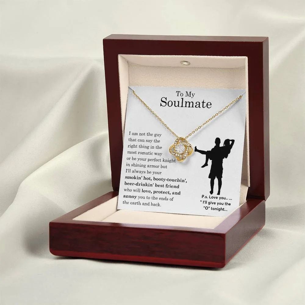 To My Beautiful Soulmate ,  Gift For Soulmate , Gift For Wife,  Forever Love Necklace, Top Gift for Women, Funny card
