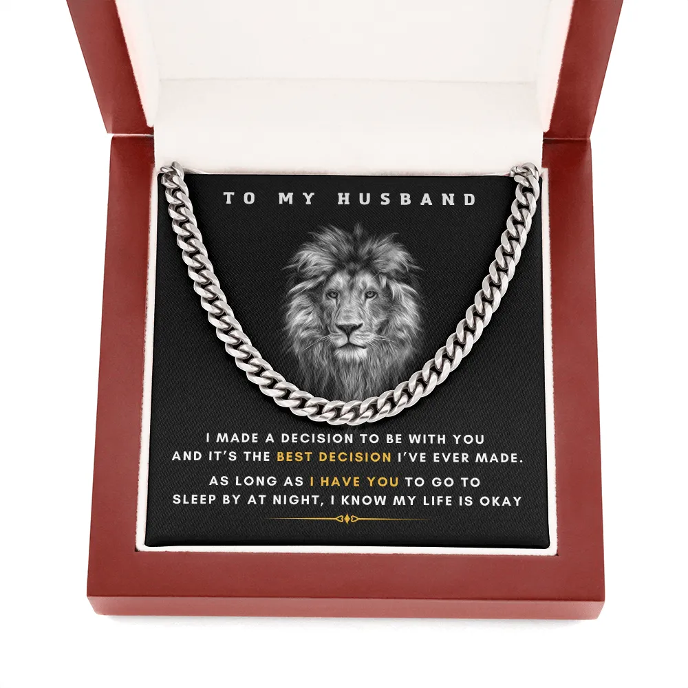 To My Husband - As Long As I Have You, My Life Is Okay (A Few Left Only)