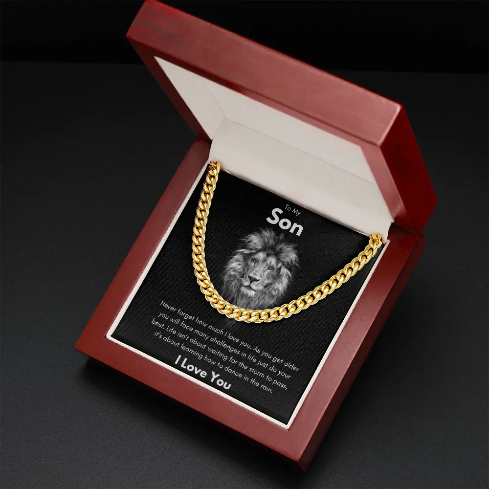 To My Son - Cuban Link Chain