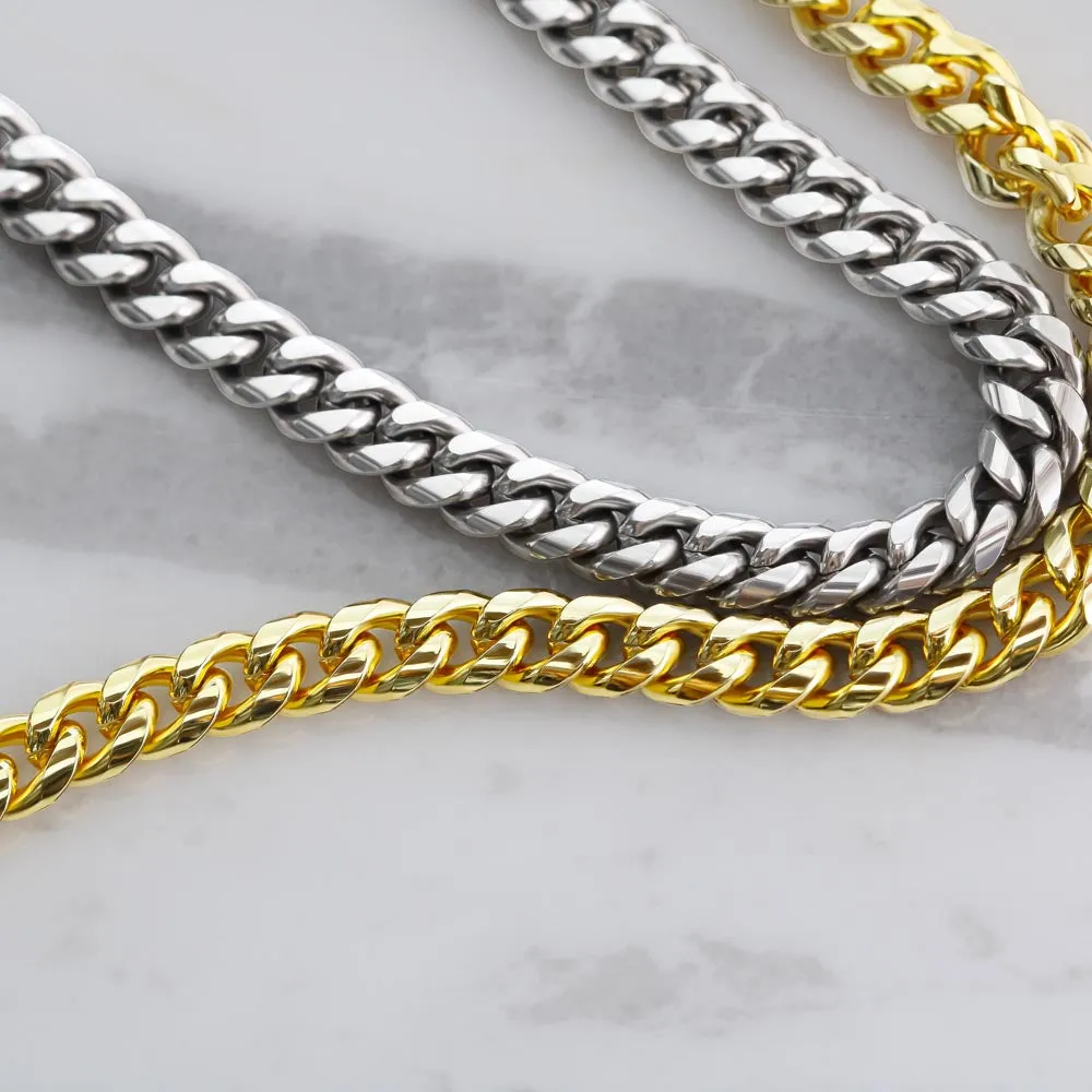 To My Son - I'm Proud To Be Your Mom (A Few Left Only) - Cuban Chain