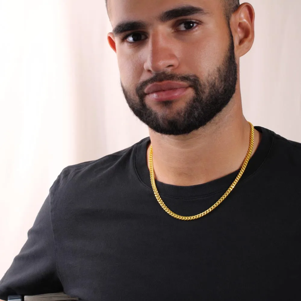 To My Son - I'm Proud To Be Your Mom (A Few Left Only) - Cuban Chain