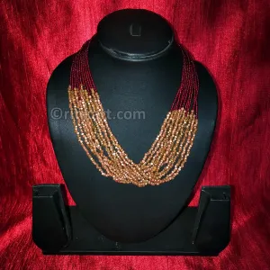 Tribal Dhokra Heavy Design with Brass Beads Necklace