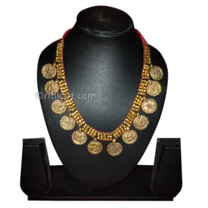 Tribal Handcrafted Dhokra Ring Necklace-13
