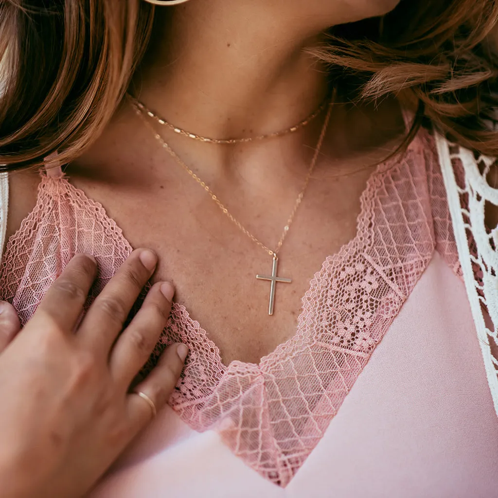 Trinity Cross Necklace