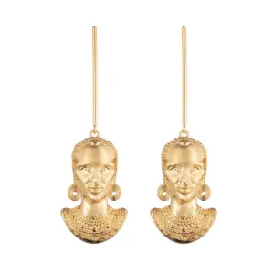 Turkana Gold Maasai Earrings