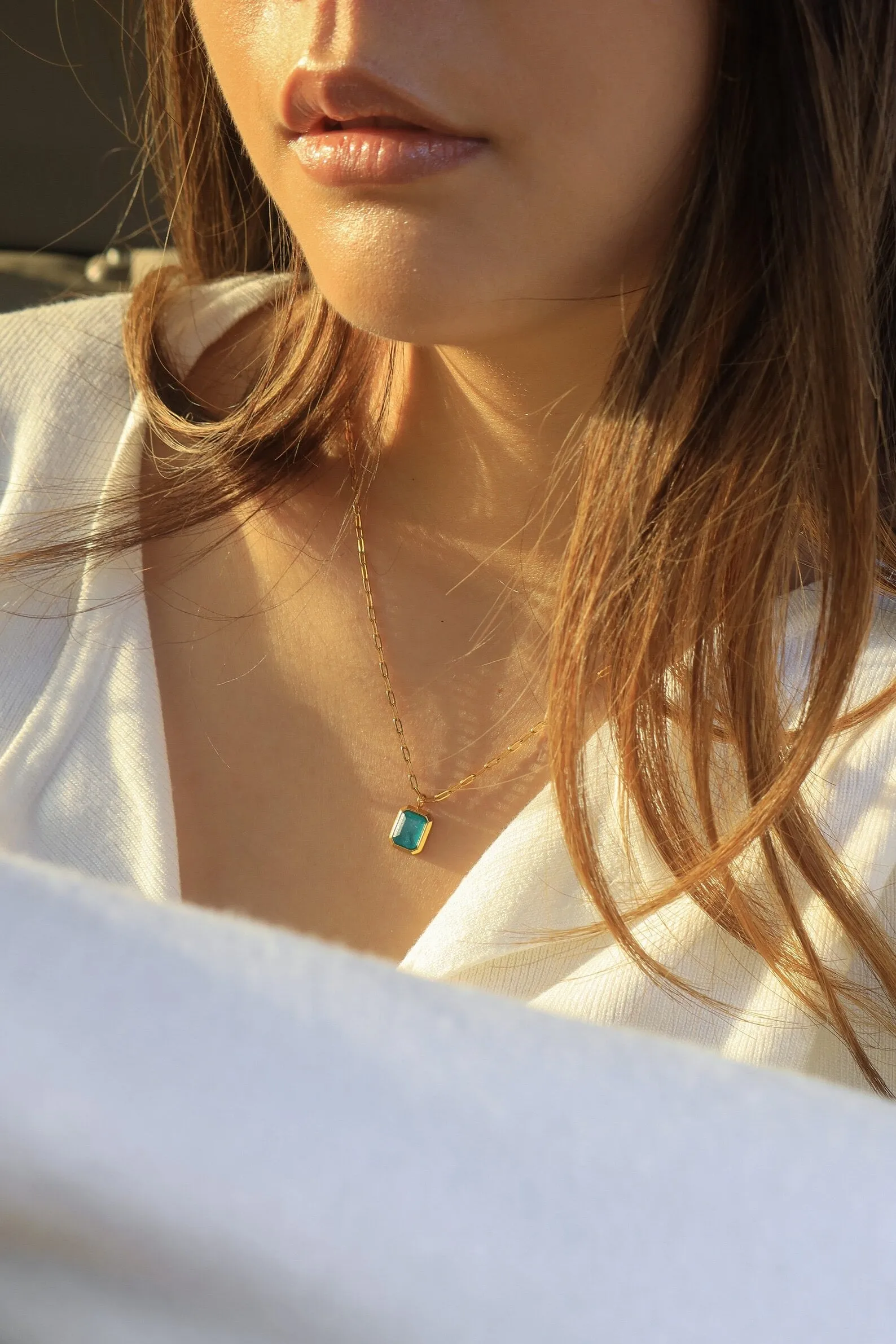 Turquoise Pendant Necklace