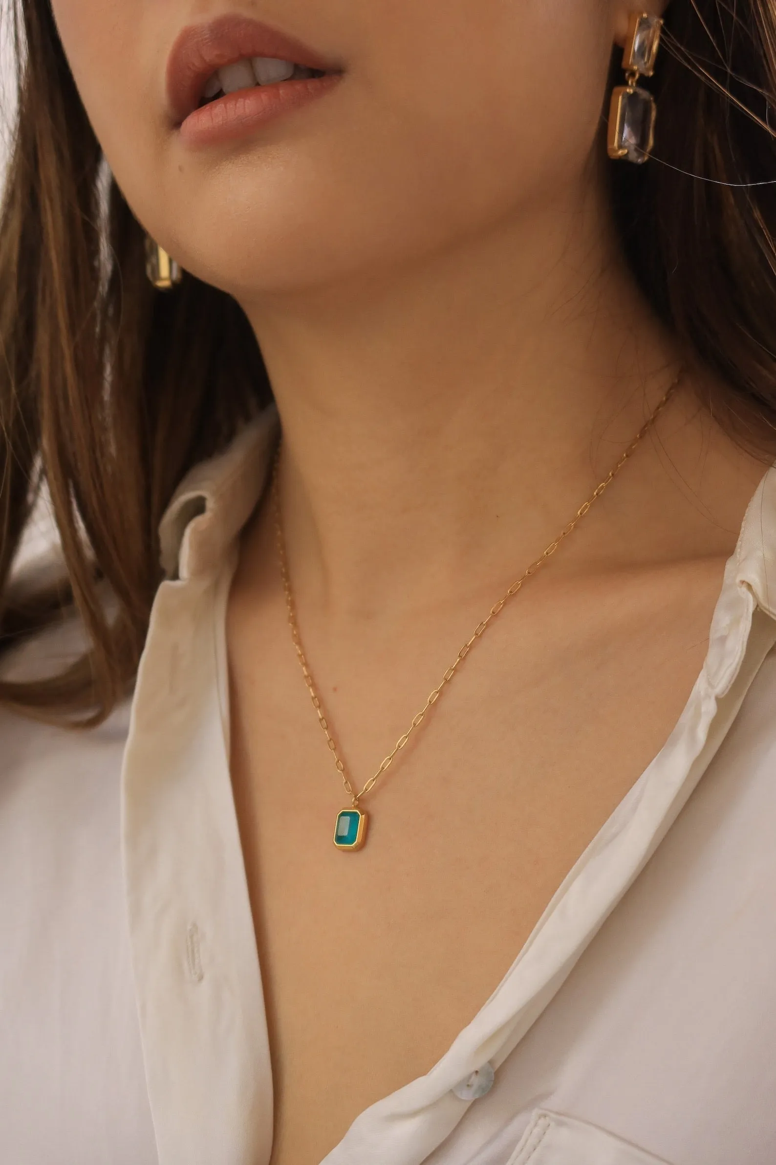 Turquoise Pendant Necklace