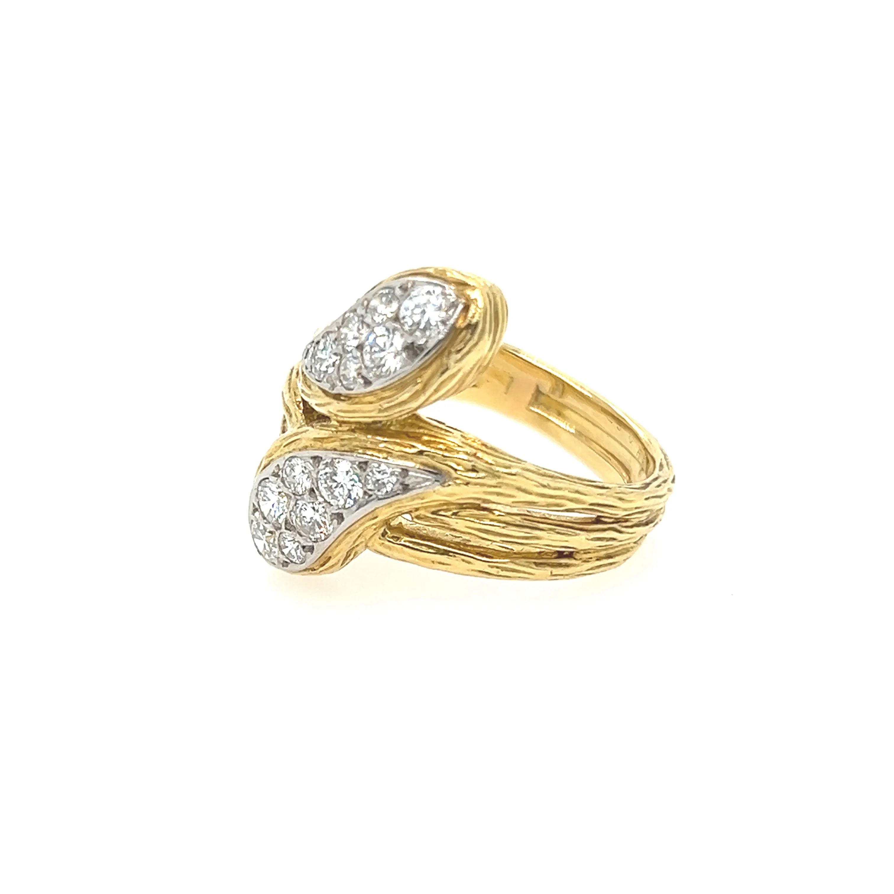 Van Cleef & Arpels Gold Ring with Diamonds