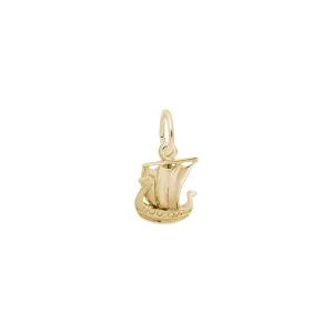 Viking Ship Charm