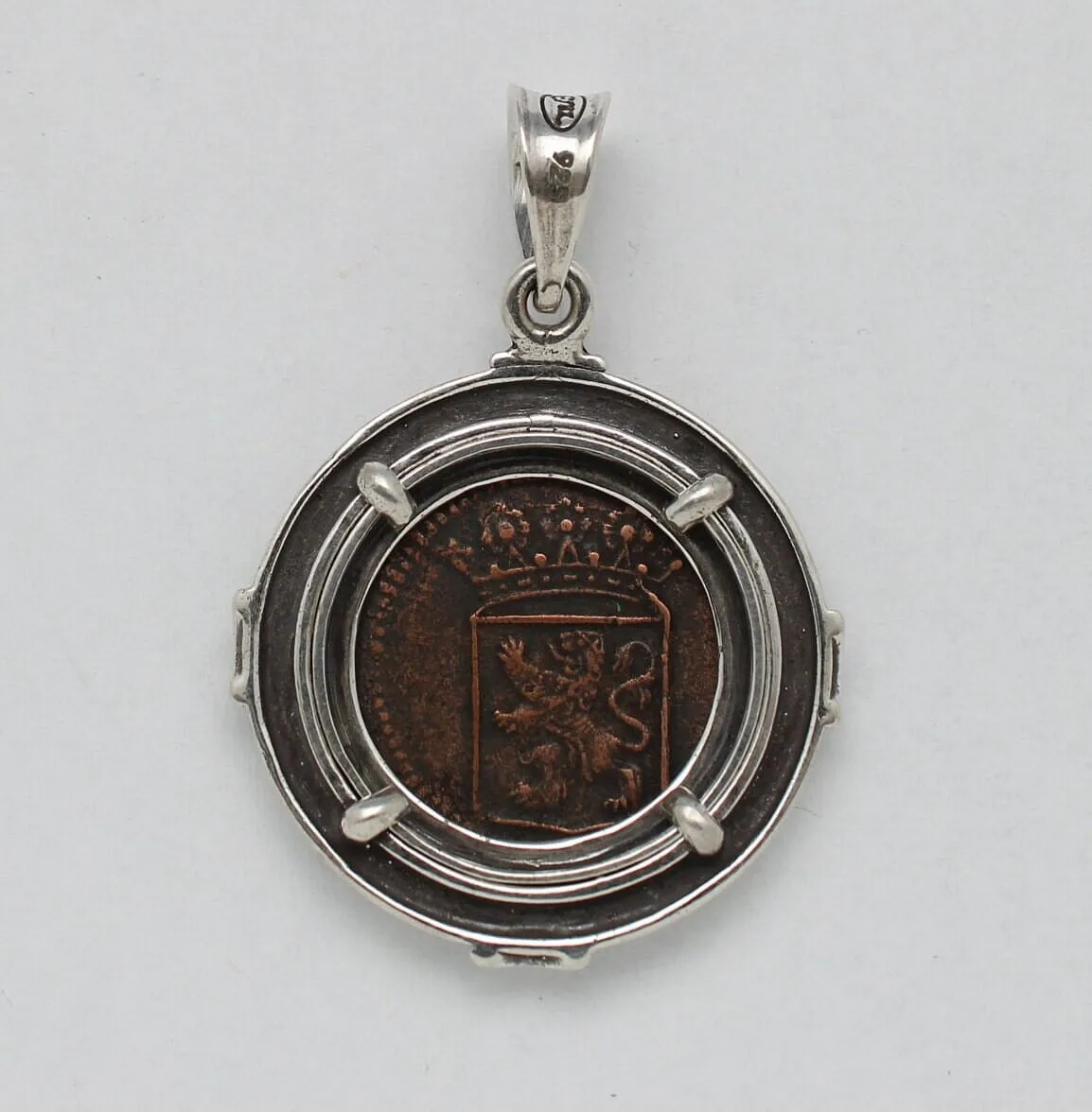 VOC Dutch Coin, Silver Pendant, 00201