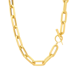 Way Chain Necklace with Tusk Clasp