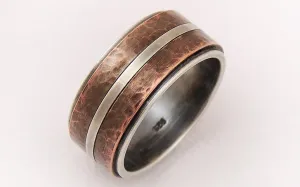 Wedding band ring for men