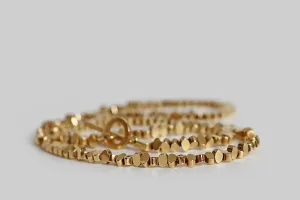 Weighty Necklace of Shuttle Shaped Beads