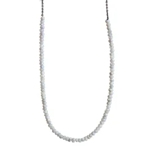 White Sapphire Choker Necklace