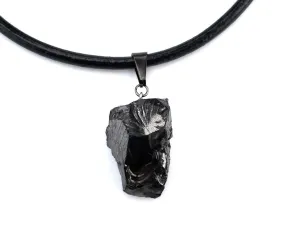XLarge Elite Noble Raw Shungite Pendant Necklace (7-14 grams)