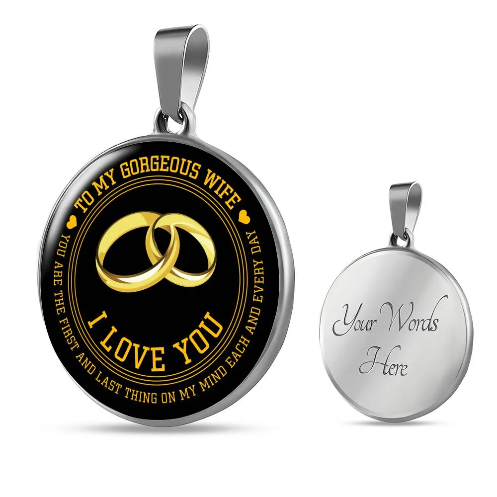 You Are The First And Last Thing - Luxury Necklace