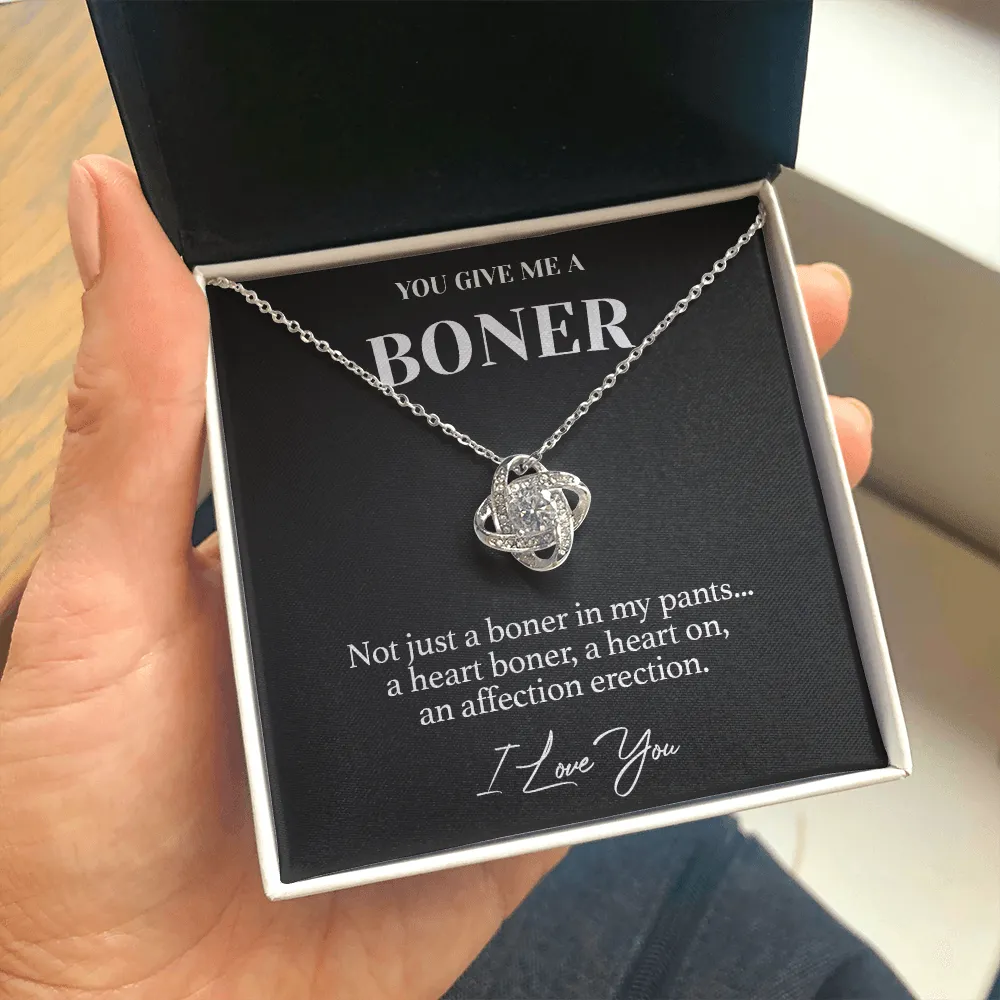 You Give me a Heart Boner - Hilarious Luxury Necklace