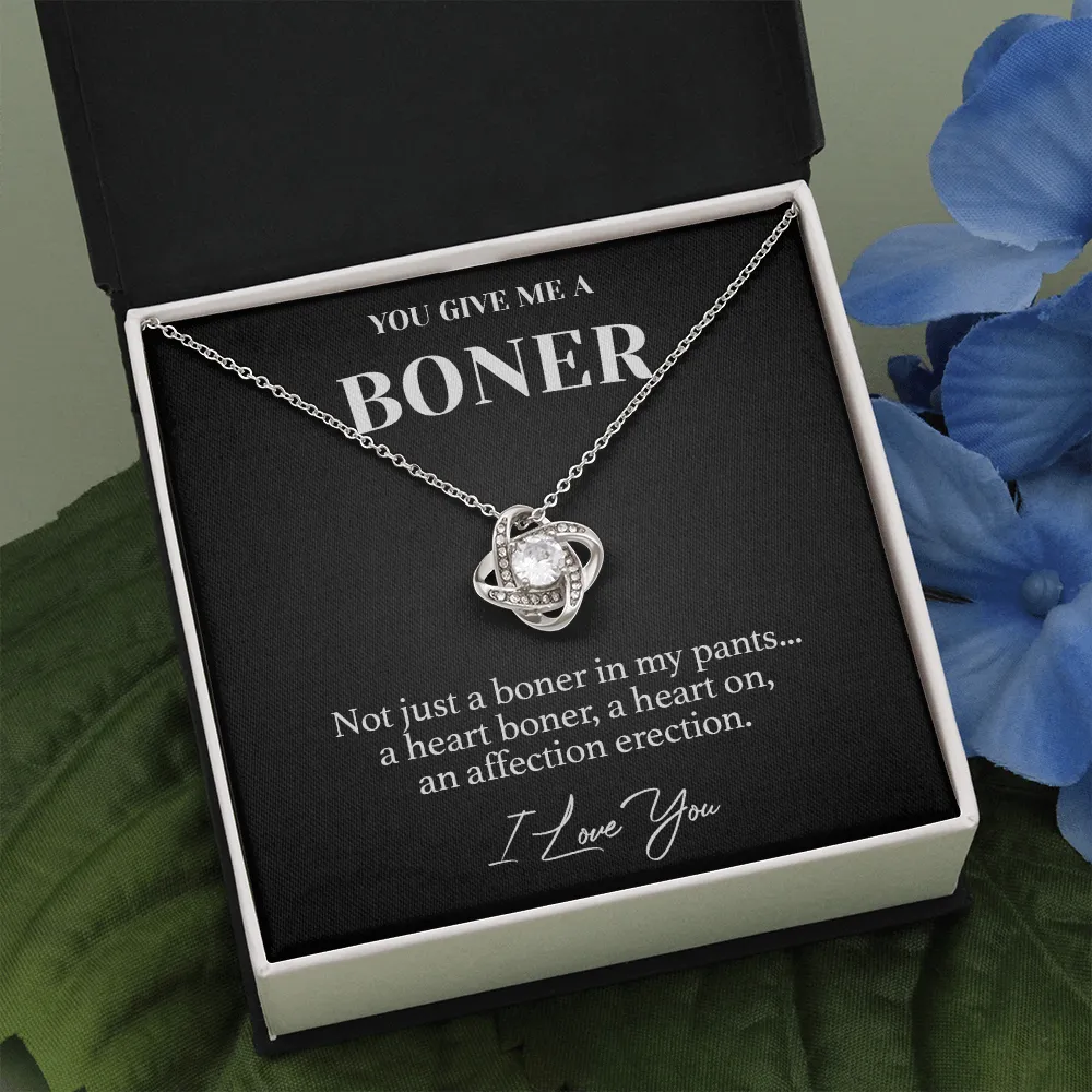 You Give me a Heart Boner - Hilarious Luxury Necklace