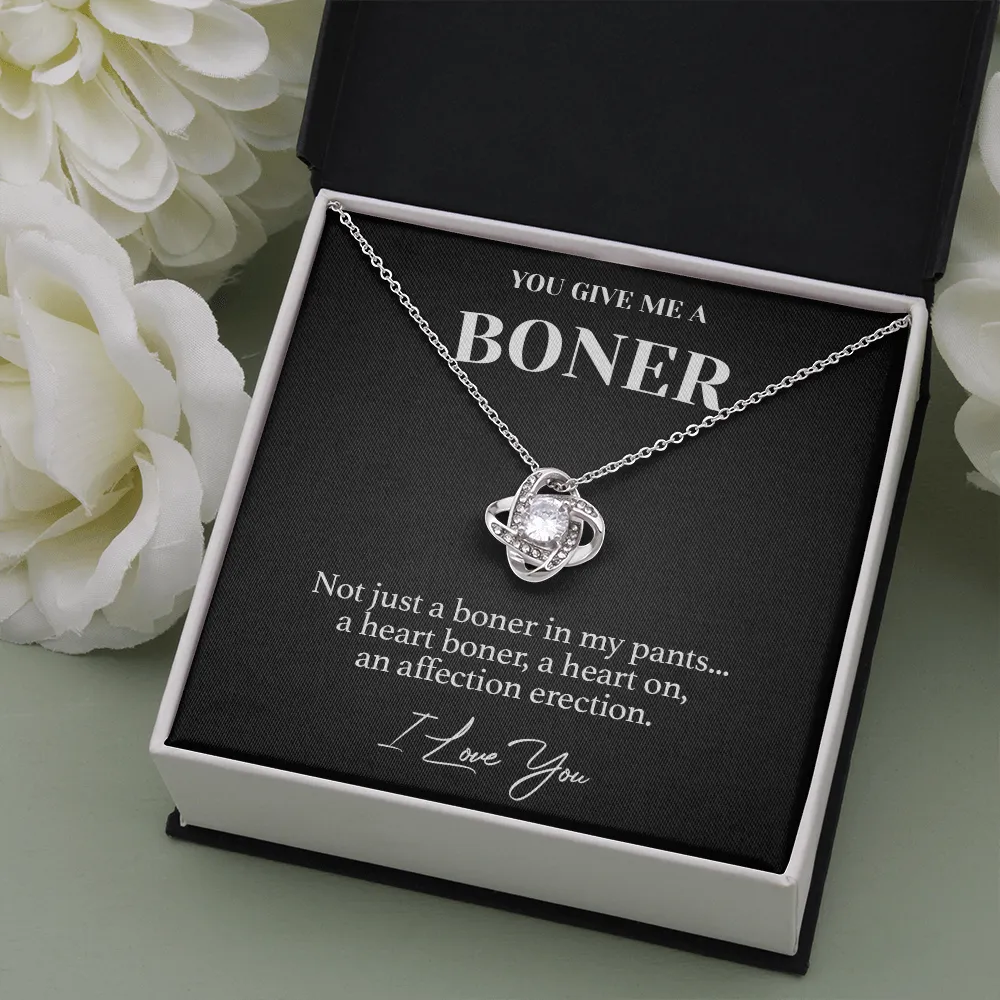 You Give me a Heart Boner - Hilarious Luxury Necklace