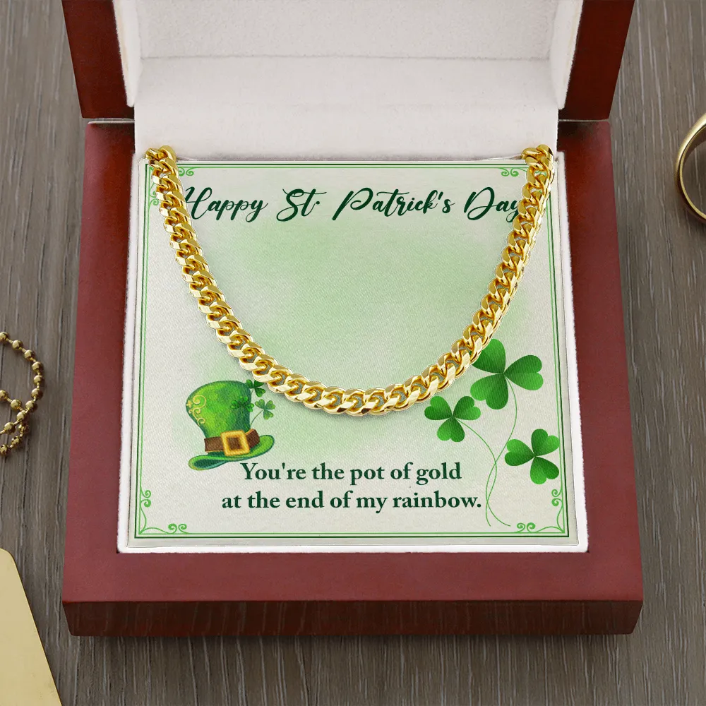 You’re my Pot of Gold-Chain Link Necklace