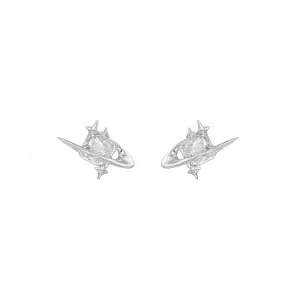 Zircon Pearl Earrings