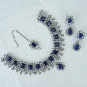 Zirconia Zevar Necklace Set
