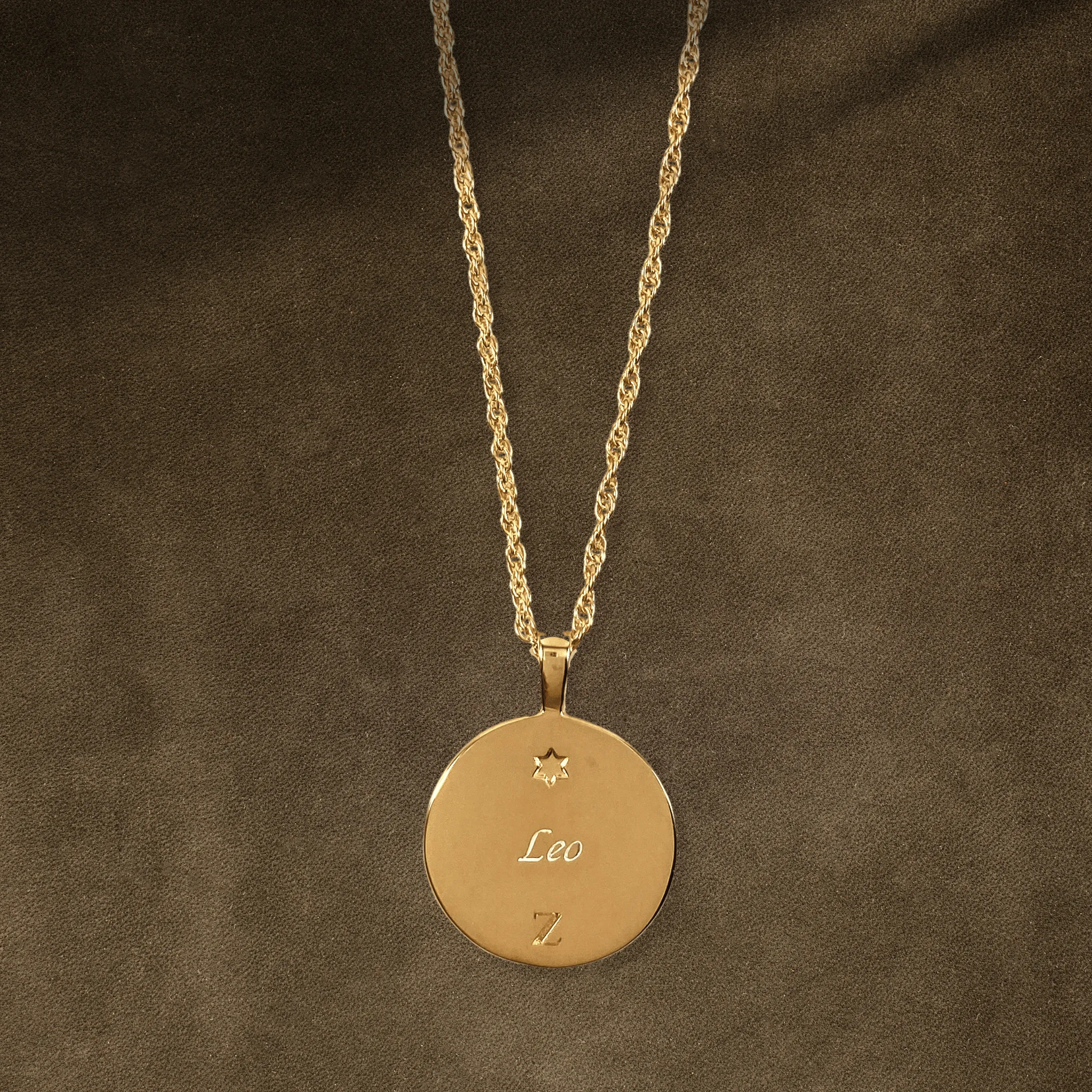 Zodiac Necklace / leo