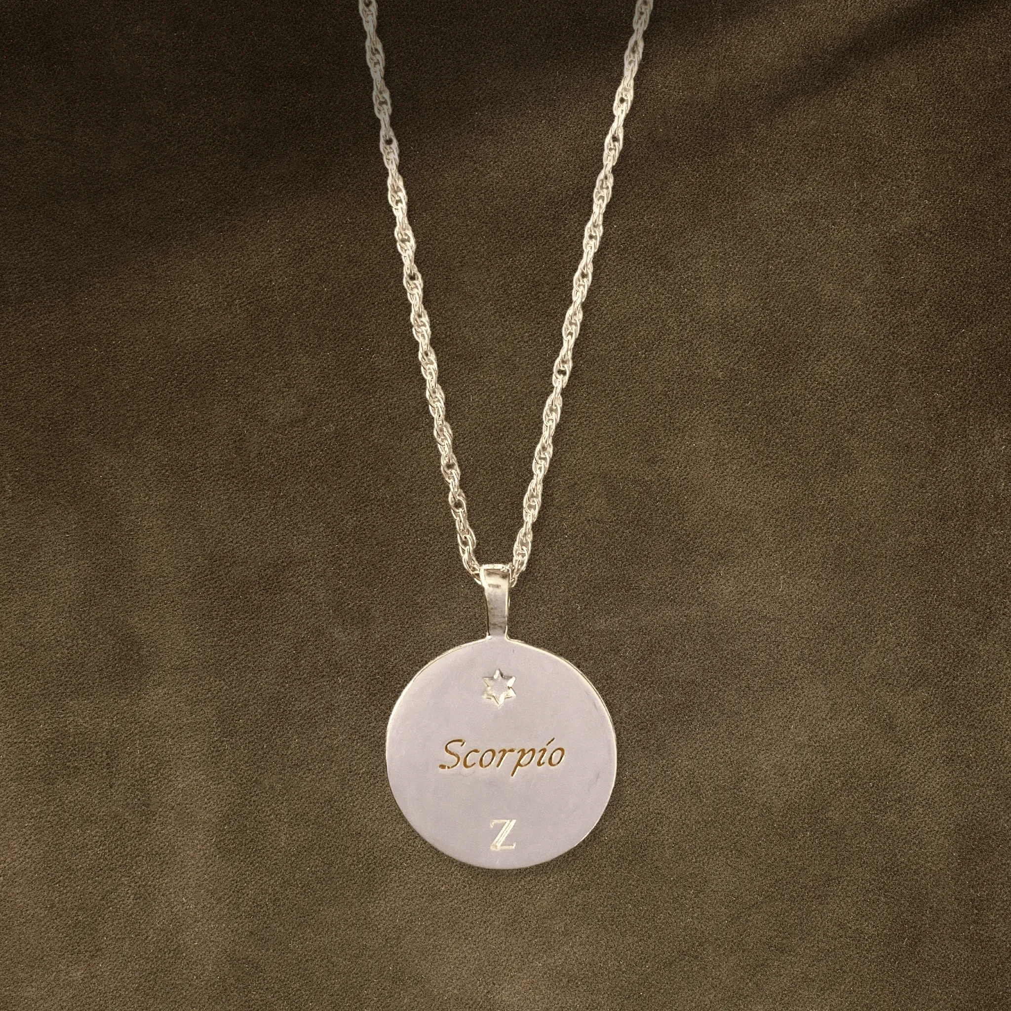 Zodiac Necklace / scorpio