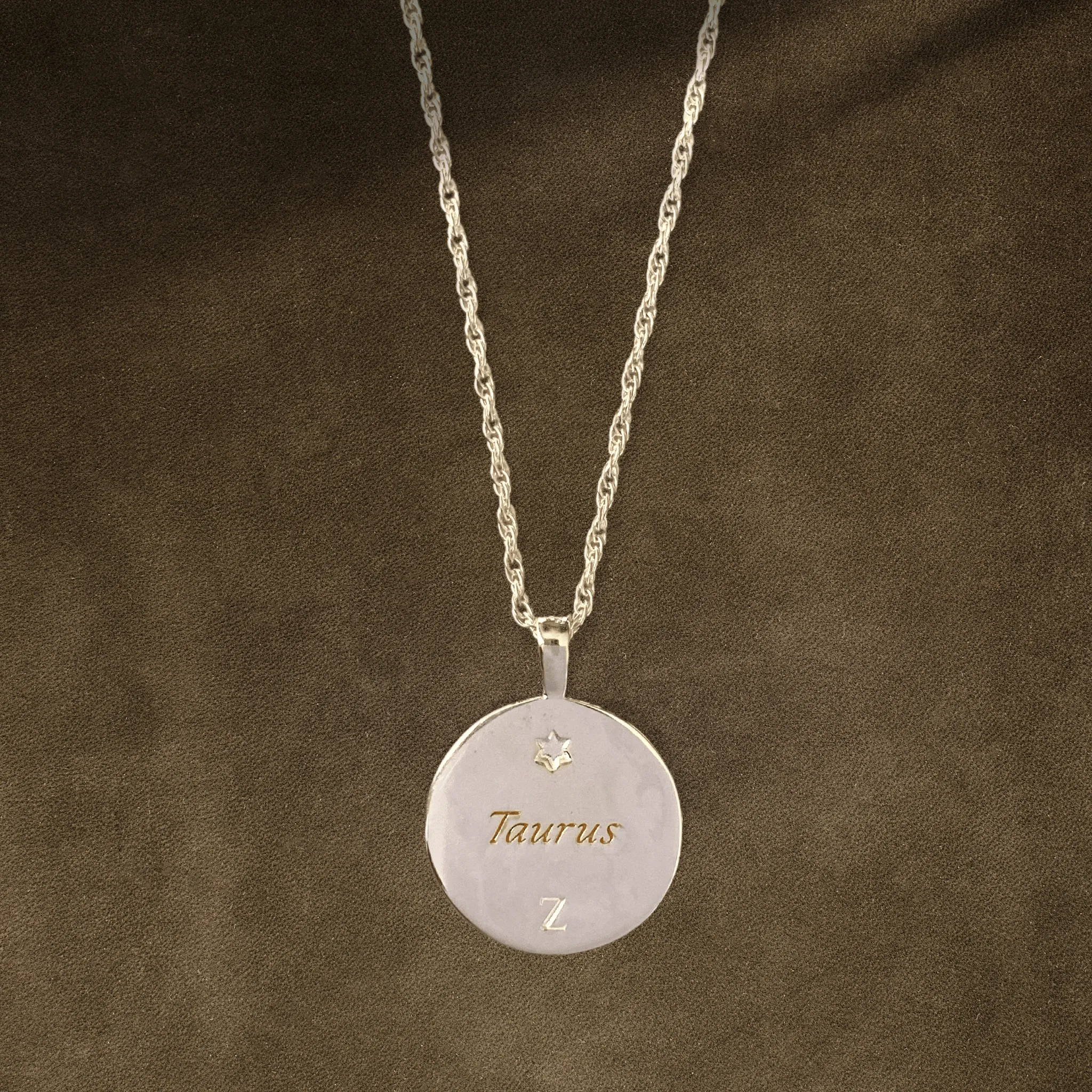 Zodiac Necklace / taurus