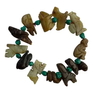 Zodiac Necklace with jade