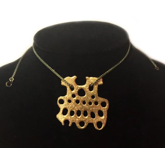 Zoomorphic Bear Head Necklace