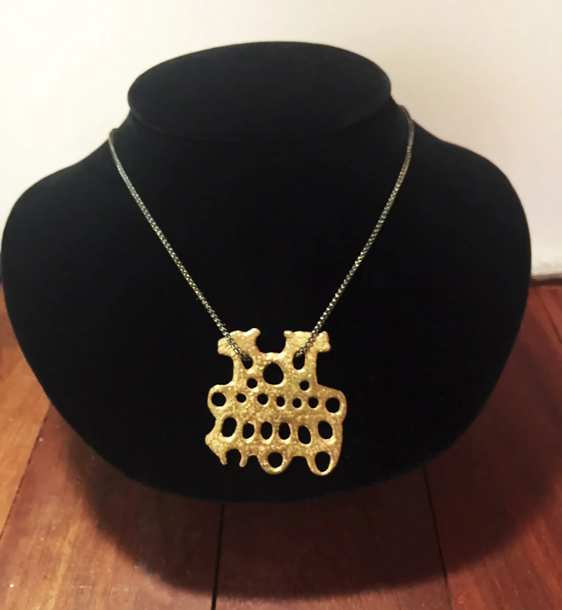 Zoomorphic Bear Head Necklace